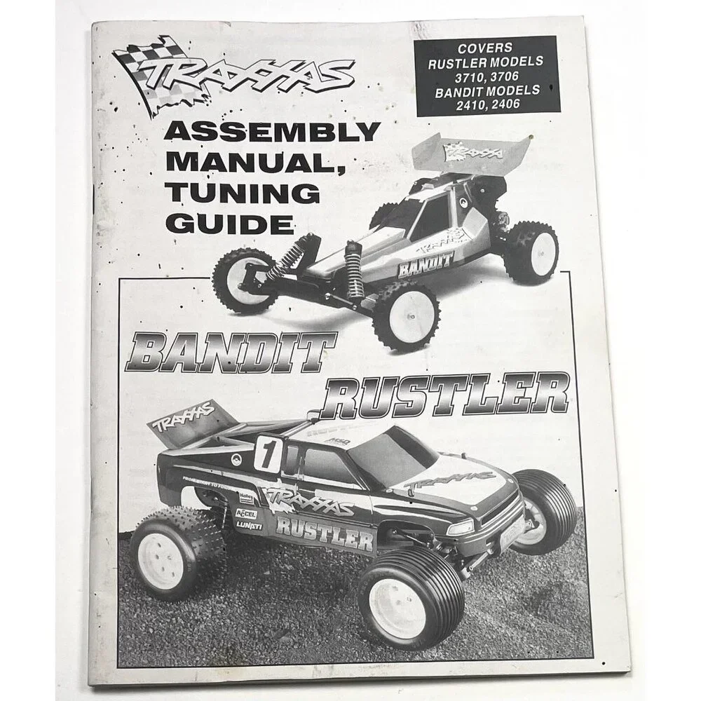 TRAXXAS Bandit 2410 2406 Rustler 3710 3706 RC Car ASSEMBLY MANUAL Tuning Guide